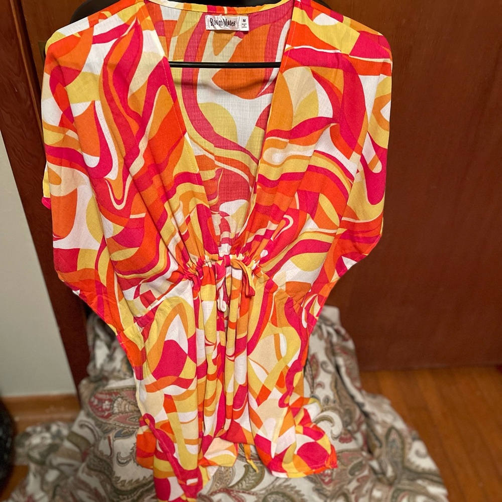 Colorful beach coverup